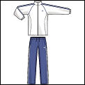 Adidas Boys Response Court Tracksuit 01/08 White/Blue