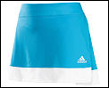 Adidas Girls Comp Skort Cyan/White