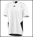 Adidas Mens Comp Tee White/Black 08/07