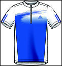 Adidas Mens Edge Theme Polo 01/08 White/Blue