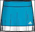 Adidas Womens Comp Skort 03/08 Cyan