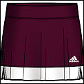 Adidas Womens Comp Skort 0108 Cherry/Wood