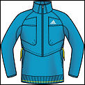 Adidas Womens Comp Long Sleeve 02/08 Cyan