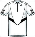Adidas Mens Comp Theme Polo 01/08 White/Black
