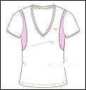 Ellesse Womens Bacio VNK Tee White/Pink