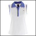 Ellesse Women's Viewing Sleeveless Polo White/Escape