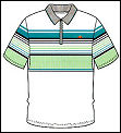 Ellesse Men's Tropica Polo White/Red