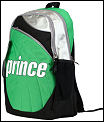 Prince Tour Team Backpack Green/Silver 08 (rrp �30)