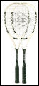 2 Dunlop Ice Pro Squash Rackets + F.O.C Bag (rrp �240)