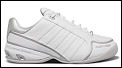 K-Swiss Womens Overhead Indoor Carpet Shoes- White/Silver (rrp �50)