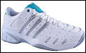 Adidas Womens Tirand 3 Tennis Shoes 03/08 White/Cyan