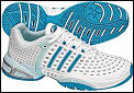 Adidas Womens CC Boom Edge Tennis 08 Shoes White/Cyan