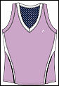 Head Ladies Tank Top 09- Lilac/White