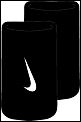 Nike Swoosh Double-Wide Wristbands Dark Navy