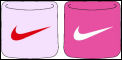 Nike Wristbands Regular Pink, Dark Pink