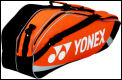 Yonex Tour 7824 Badminton 6 Racket Bag 08 Orange/Black