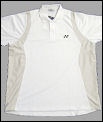Yonex Mens Button Up Polo White(rrp �30)