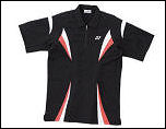 Yonex Mens Polo Shirt 08 Black/White (rrp �30)