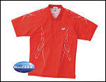 Yonex Mens Very Cool Polo Shirt 08 Red (rrp �40)
