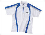 Yonex Mens Polo Shirt 08 White/Blue (rrp �30)