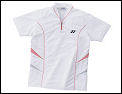 Yonex Women's Polo Shirt 08 White/Orange