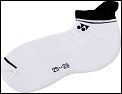 Yonex Low Cut Badminton Socks White/Black