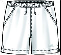 Adidas Boys Essex Shorts 08 White
