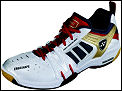 Yonex SHB 100MX LTD 08 Badminton Shoe White/Red/Gold (rrp �75)