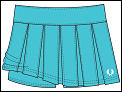 Fred Perry Girls Pleated Skort 08 Marine