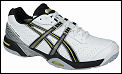 Asics Mens Gel Challenger 7 Omni Tennis Shoes- White/Black