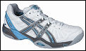 Asics Womens Gel Resolution 2 Tennis Shoes- White/Cyan (rrp �80)(+Free Bag)