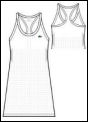 Lacoste Womens Tennis Dress 08 White