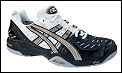 Asics Mens Gel Resolution White/Black Tennis Shoes (rrp �80)(+ free bag)