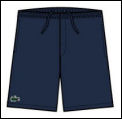 Lacoste Mens Plain Shorts 08 Navy