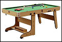 J & R 6' Snooker Table Green