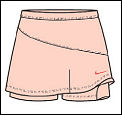 Nike Girls Power Skort07 Pink