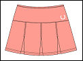 Fred Perry Girls Skirt Peach
