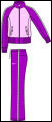 Nike Girls Woven Warm-Up Pink/purple Mix 12/06 (rrp �40)