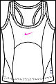 Nike Girls Statement Tank White