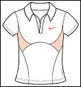 Nike Girls Statement  Tennis Polo White/Pink