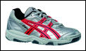 Asics Gel Sensation Junior Tennis Shoes Silver