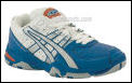Asics Gel Resolution Junior Tennis Shoe White/Blue