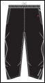 Babolat Mens 3/4 Pants Black