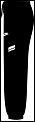 Nike Mens Soft Poly Cuffed Pant Navy/White 11/06
