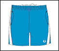 Fred Perry Mens Slam Rip-Stop Shorts Blue 07 (rrp �30)