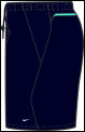 Nike Mens Dri-Fit Control Shorts Navy/chl blue