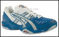 Asics Gel Resolution Tennis Shoe White/Blue (rrp �80)(+ free bag)