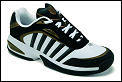 K-Swiss Mens Unreal White/Black Tennis Shoes (rrp �55)