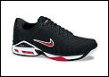 Nike Mens Air Max Smash Tennis Shoes Black/Red (rrp �49.99)
