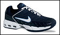 Nike Mens Air Max Breathe Free 3 Tennis Shoes Navy Tennis Shoes